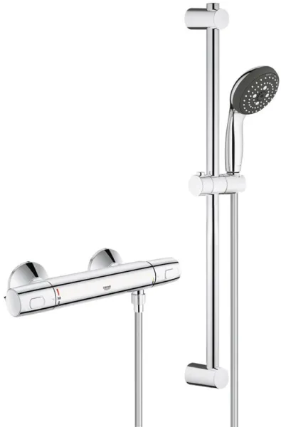 Grohe Precision Trend -suihkusarja termostaattisekoittajalla, kromi