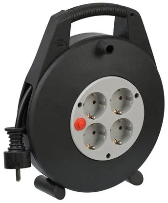 Brennenstuhl Kaapelikela Vario Line 4fach 10m sch