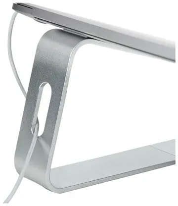 StarTech.com Laptop Stand for Desk 5kg/11lb Aluminum Silver Ergonomic (LAPTOP-STAND-SILVER) - kannettavan teline